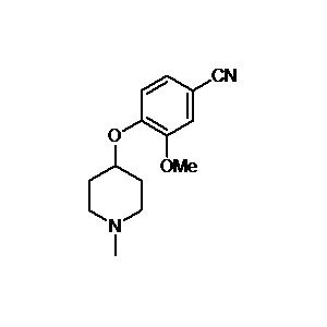 3-Methoxy-4-(1-methyl-piperidine-4-yloxy)-benzonitrile